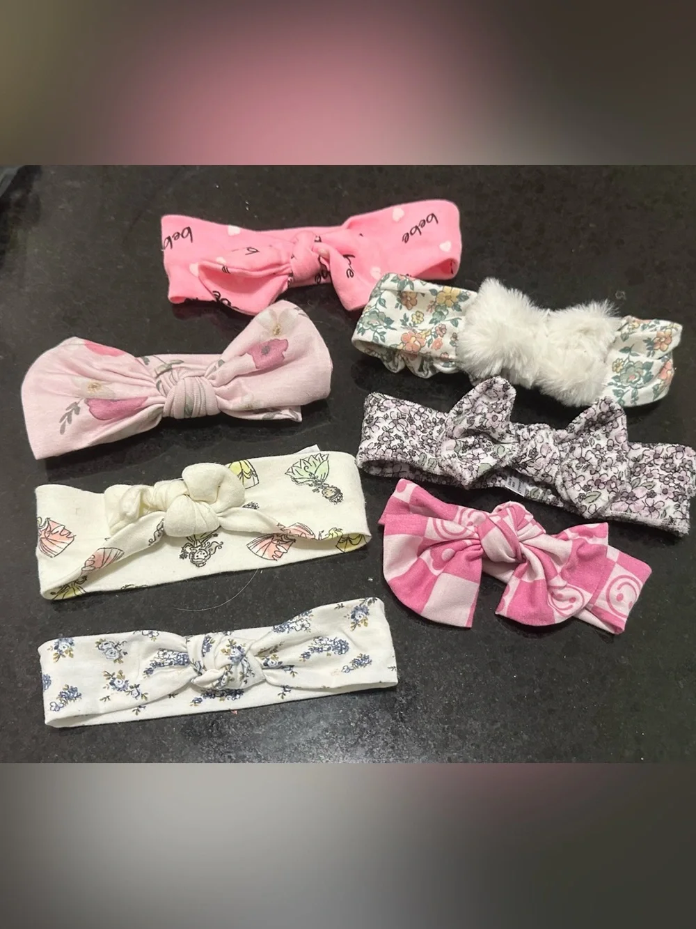 Lot of baby headbands